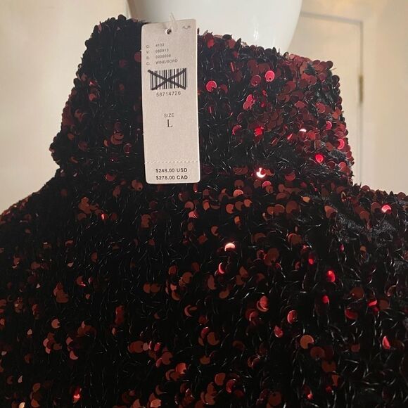 Anthropologie 
Vera Sequined Velvet Puffer Jacket - Picture 9 of 9